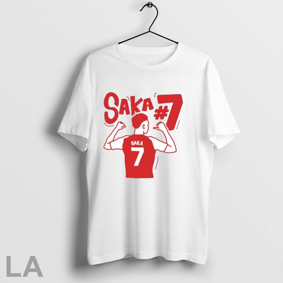 Bukayo Saka Arsenal Illustrated Graphic T Shirt