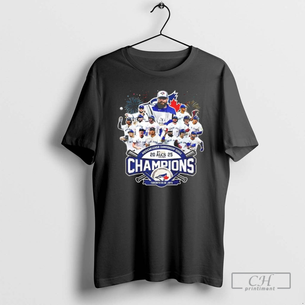 Classic 2025 Alcs Toronto Blue Jays Team Player Signature New Design Shirt Sweater