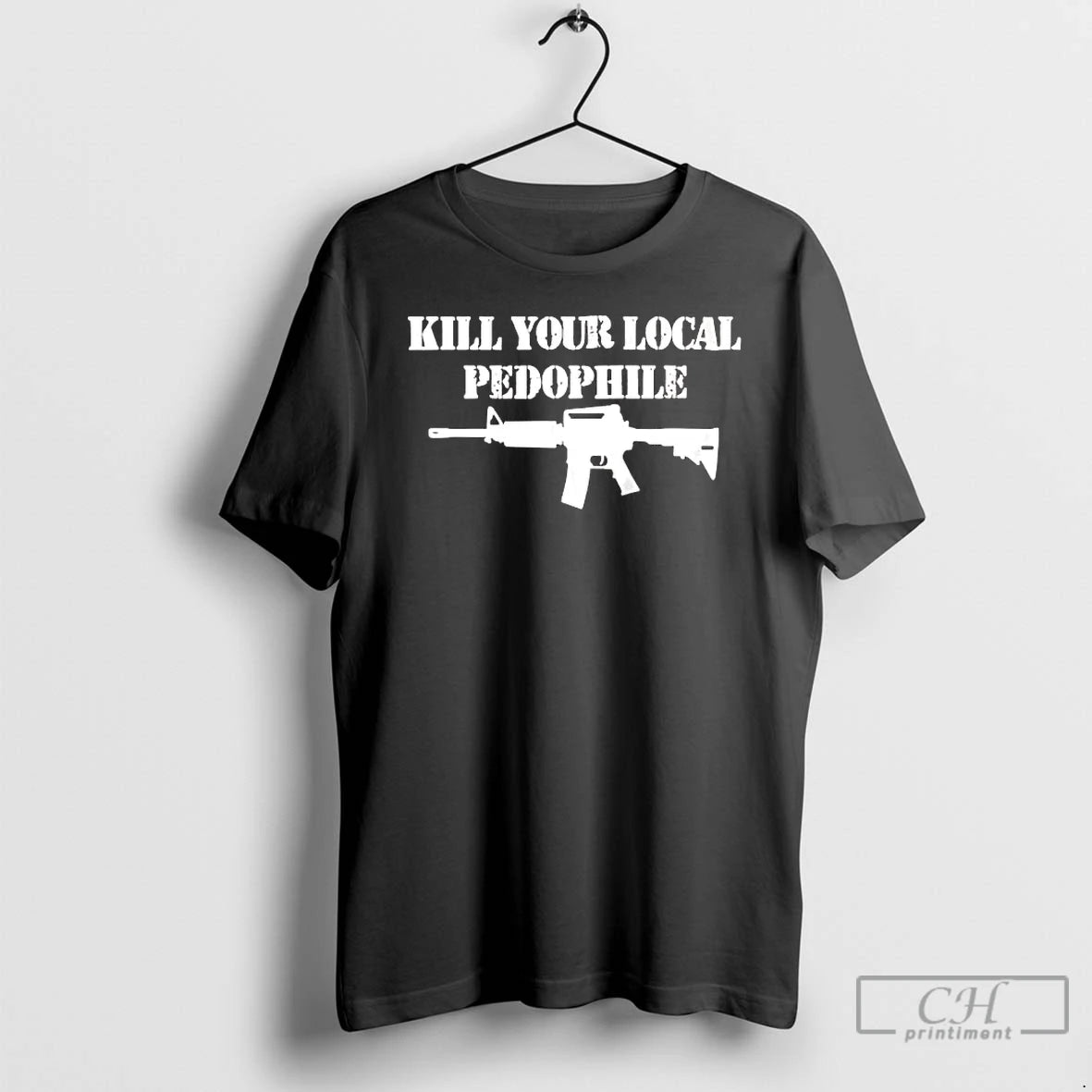 Classic Ar 15 Kill Your Local Pedophile Tee