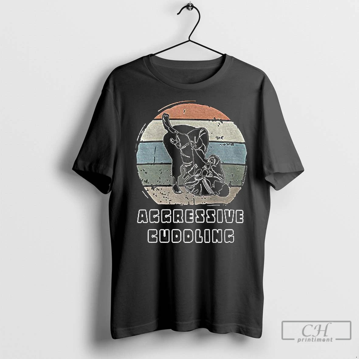Classic Aggressive Cuddling Vintage Jiu Jitsu