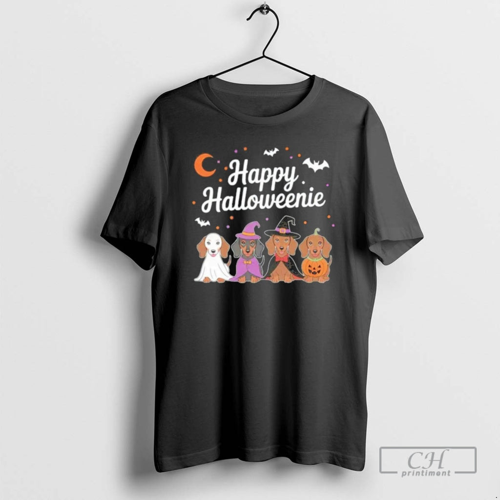 Classic Cute Dachshunds Happy Halloweenie Shirt Sweater