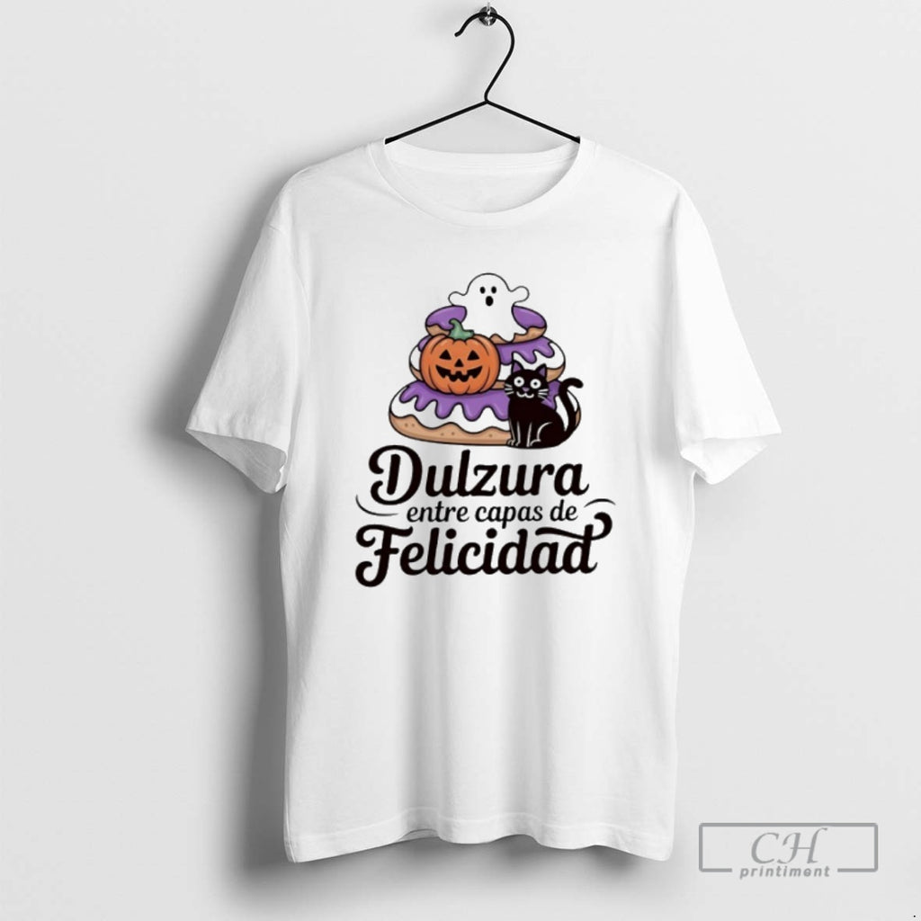 Classic Donut Dulzura Entre Capas De Felicidad Halloween Shirt Sweater