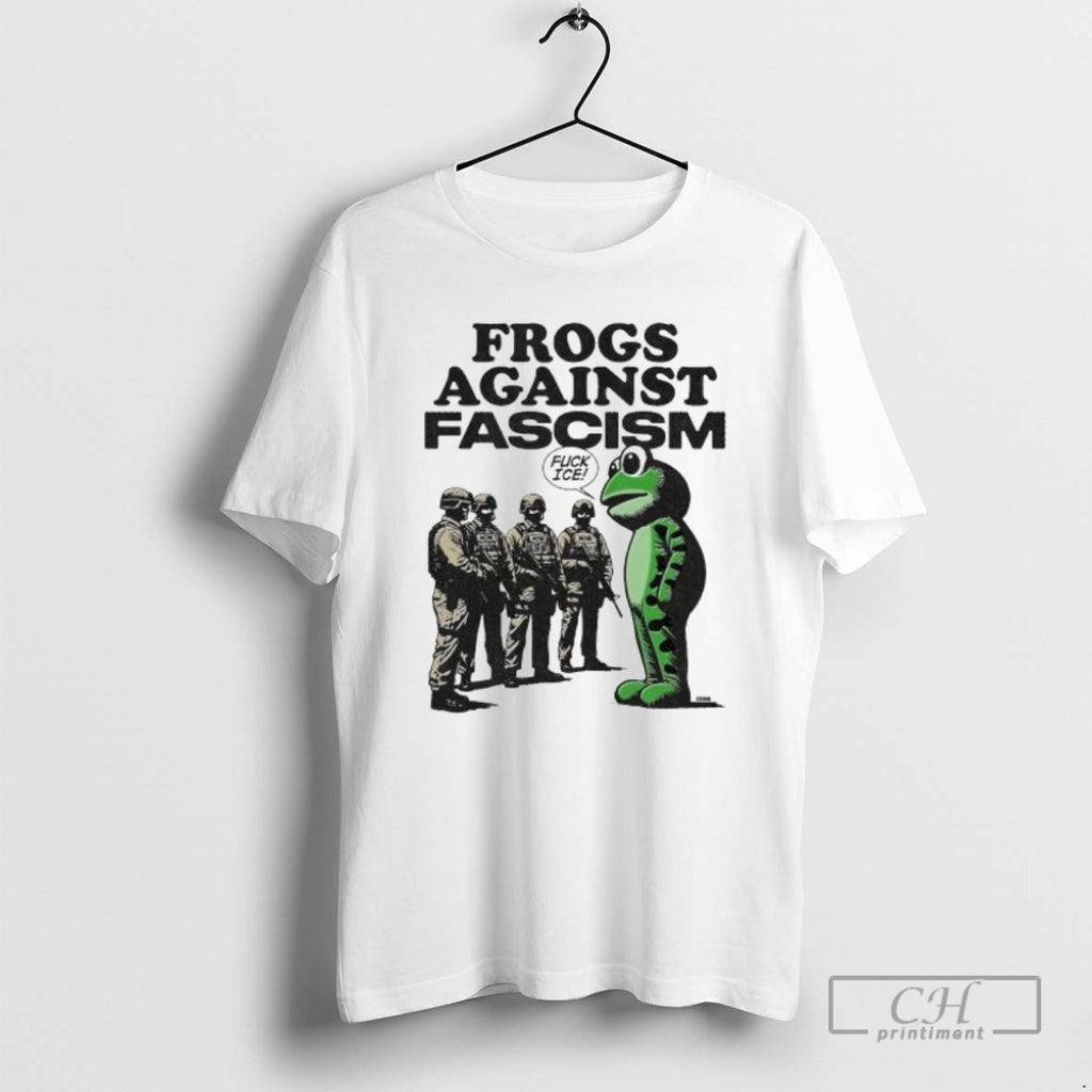 Classic Frog Against Fascism Fuck Ice Portland Frog 2025 Shirt Sweater