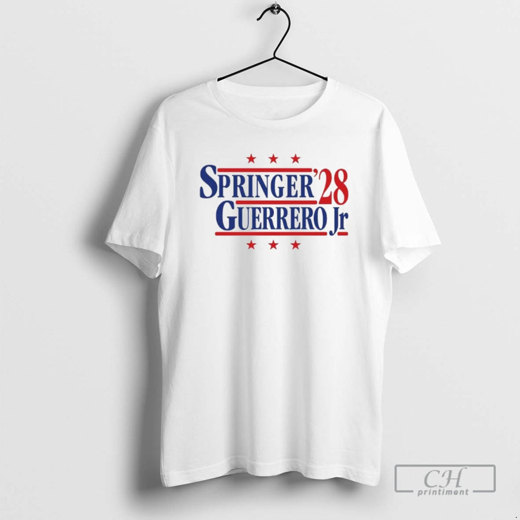 Classic George Springer And Vladimir Guerrero Jr 28 Toronto Baseball Fan Ornaments Shirt Sweater