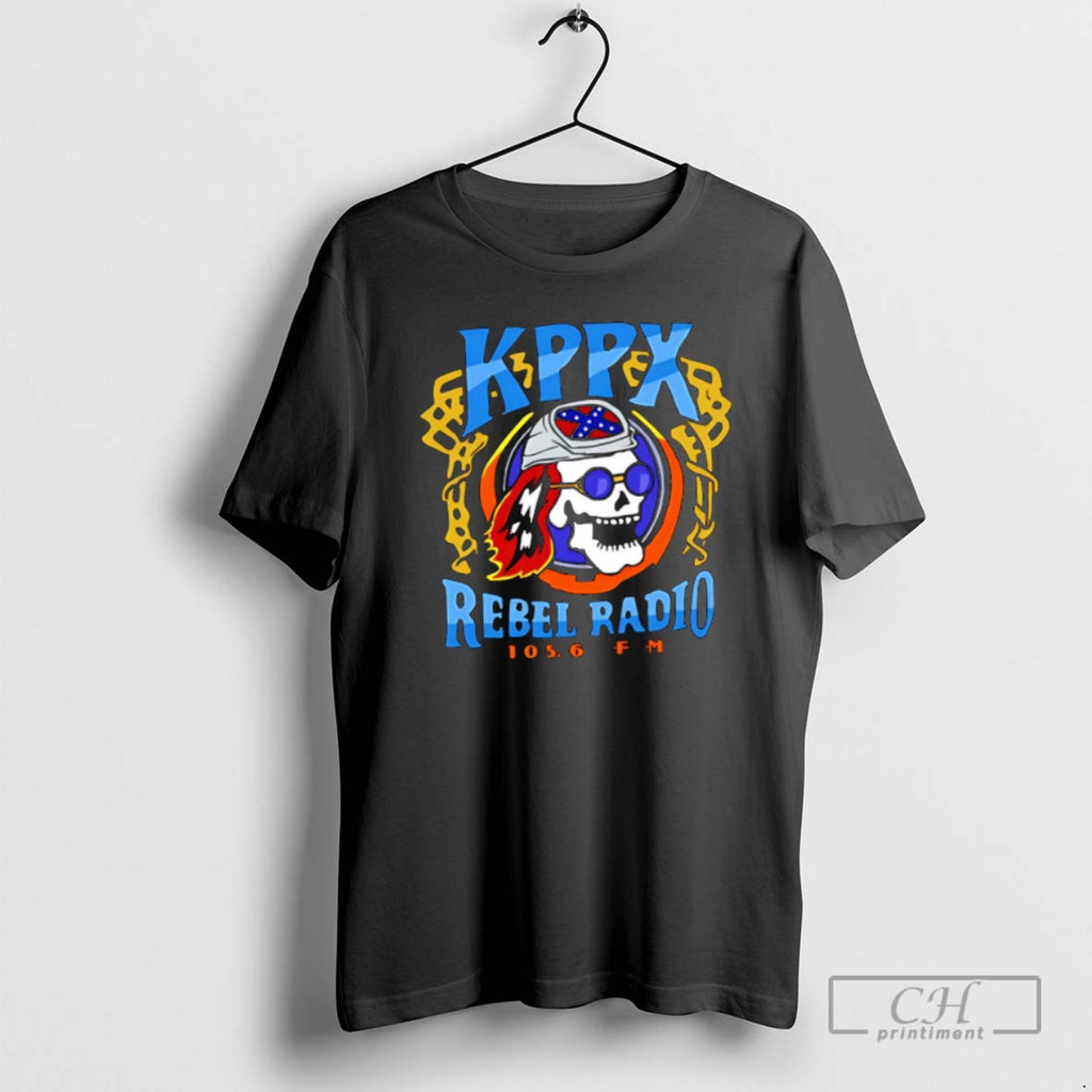 Classic Kppx Rebel Radio Skull Movies Shirt Sweater