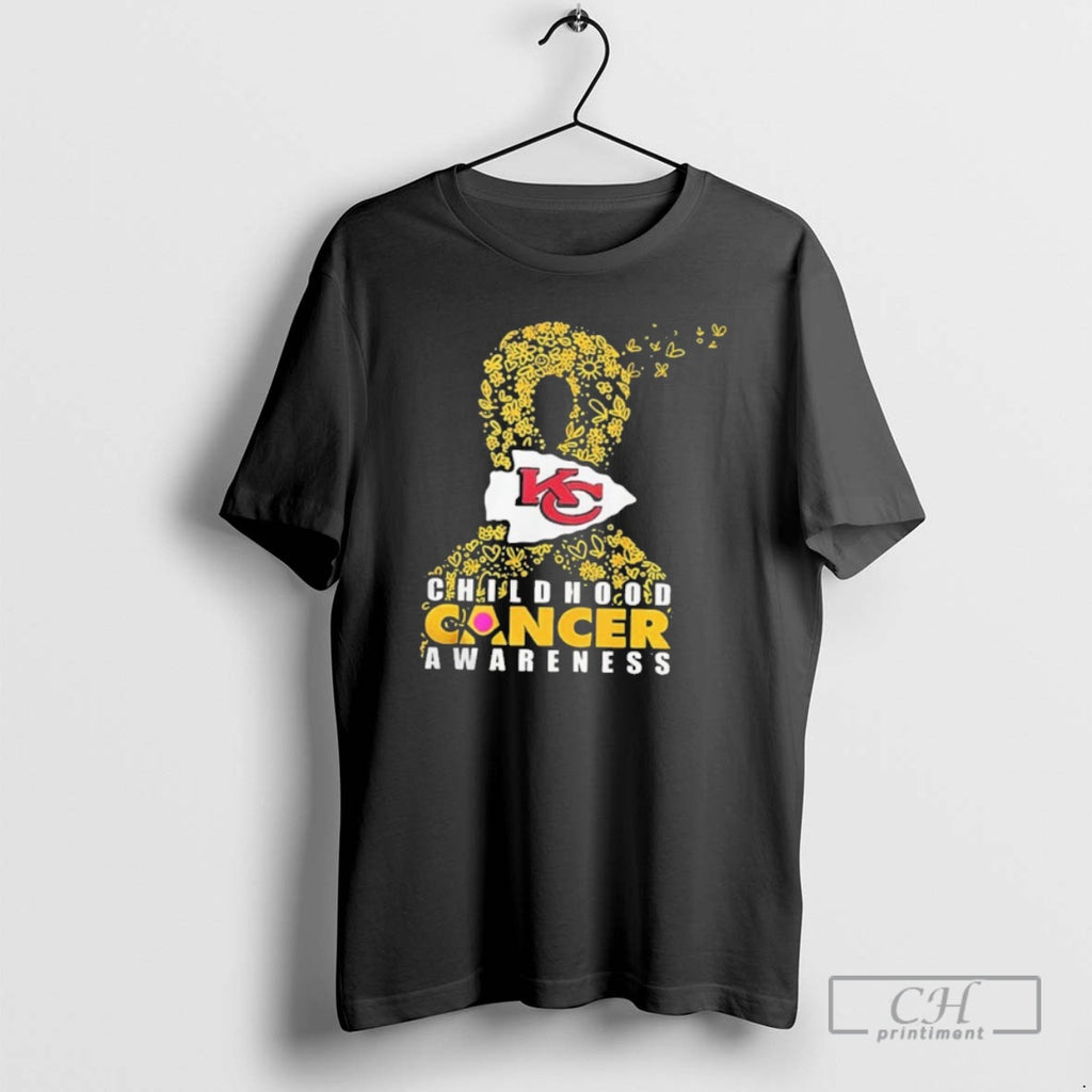 Classic Kansas City Chiefs Childhood Cancer Awareness Shirt Sweater