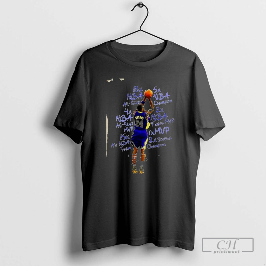 Classic Kobe Bryant 18x Nba All Star 5x Nba Champion Signature Shirt Sweater