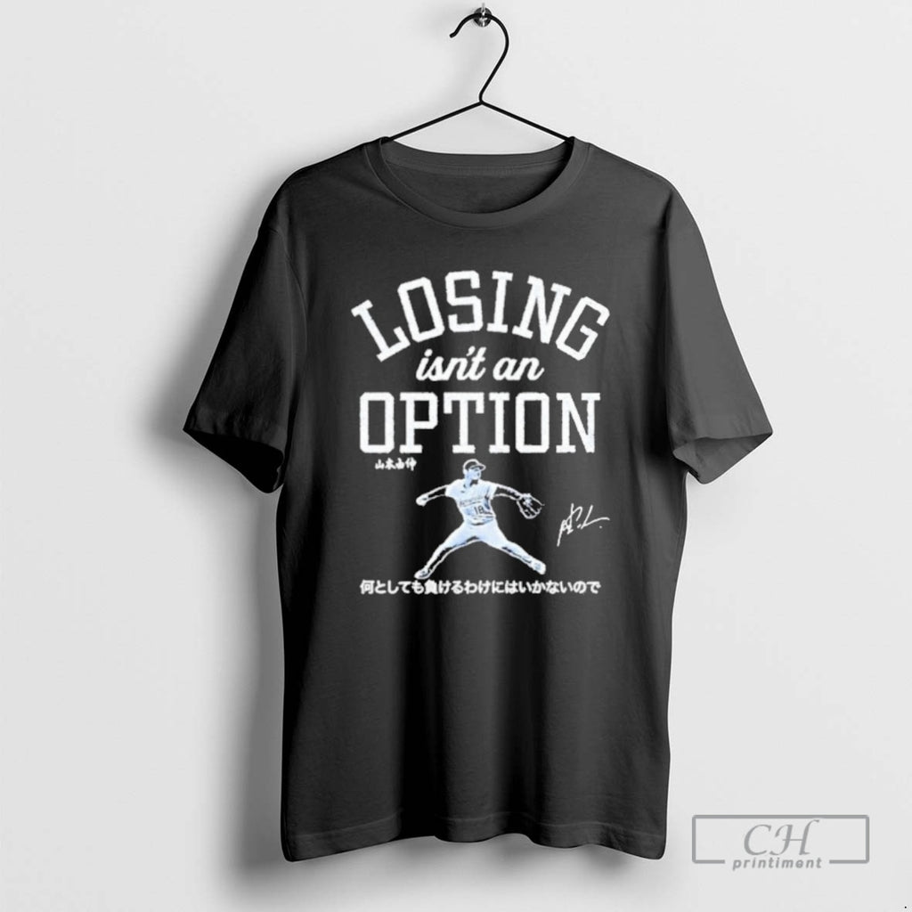 Classic Losing Isnt An Option Signature Shirt Sweater