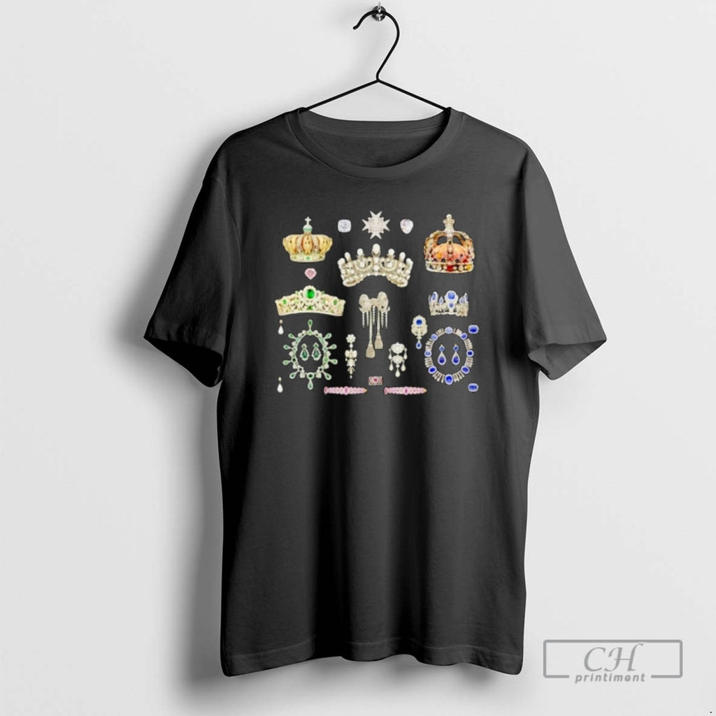 Classic Louvre Stolen Crown Jewels Of Paris 2025 Collection Ornaments Shirt Sweater