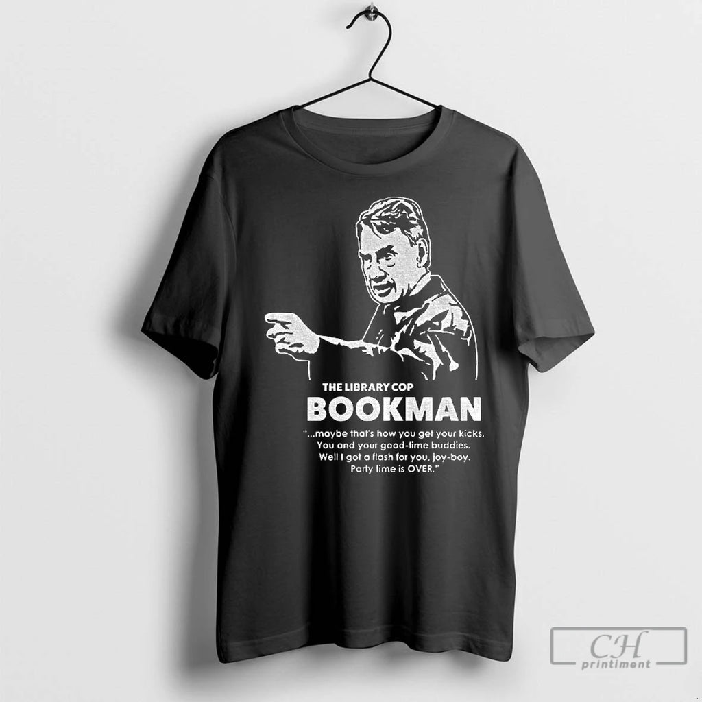 Classic Lt Joe Bookman Library Cop Party Time Is Over