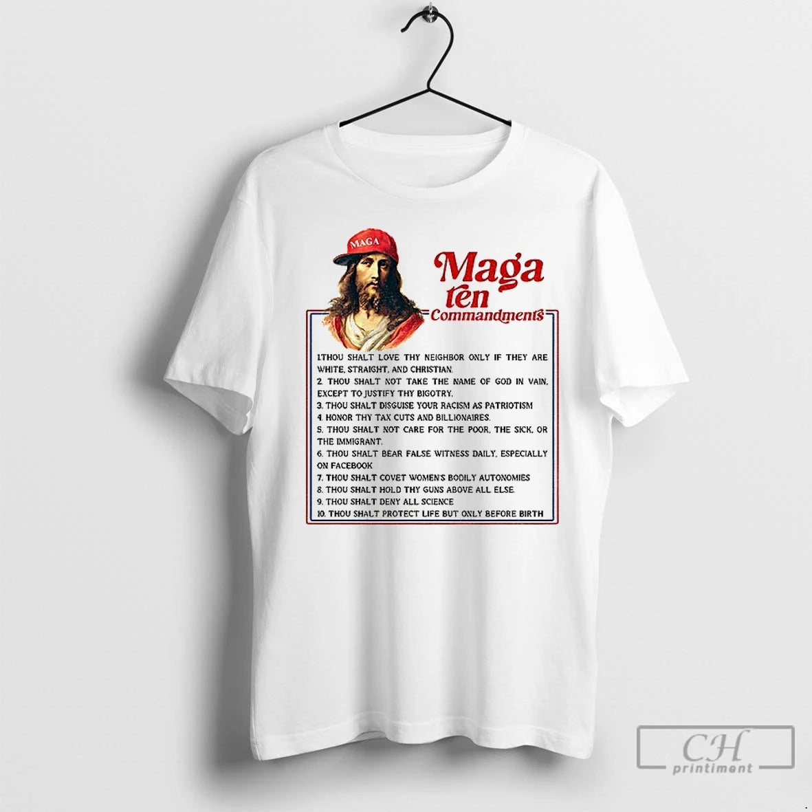 Classic Maga Ten Commandments Funny Anti Christian