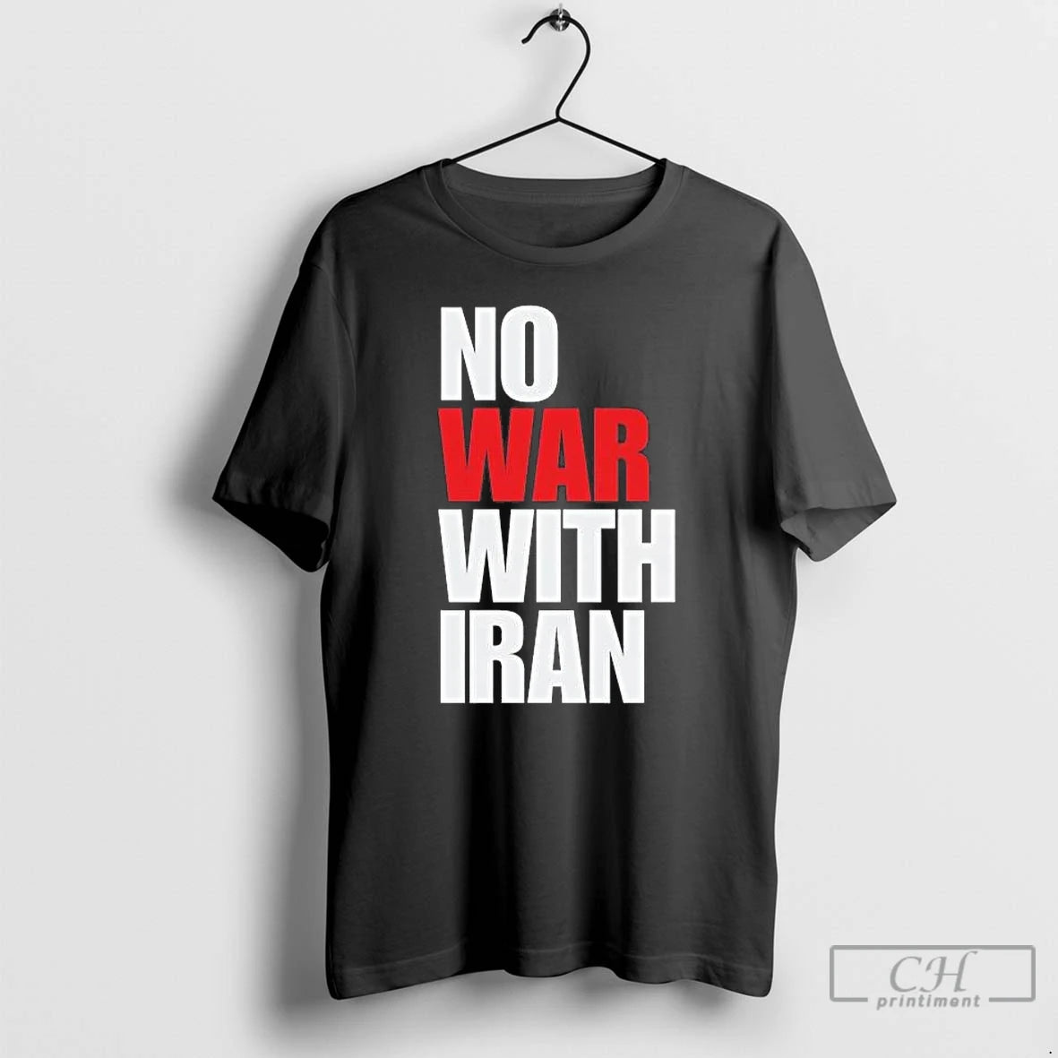 Classic No War With Iran Stop Trumps War Tee