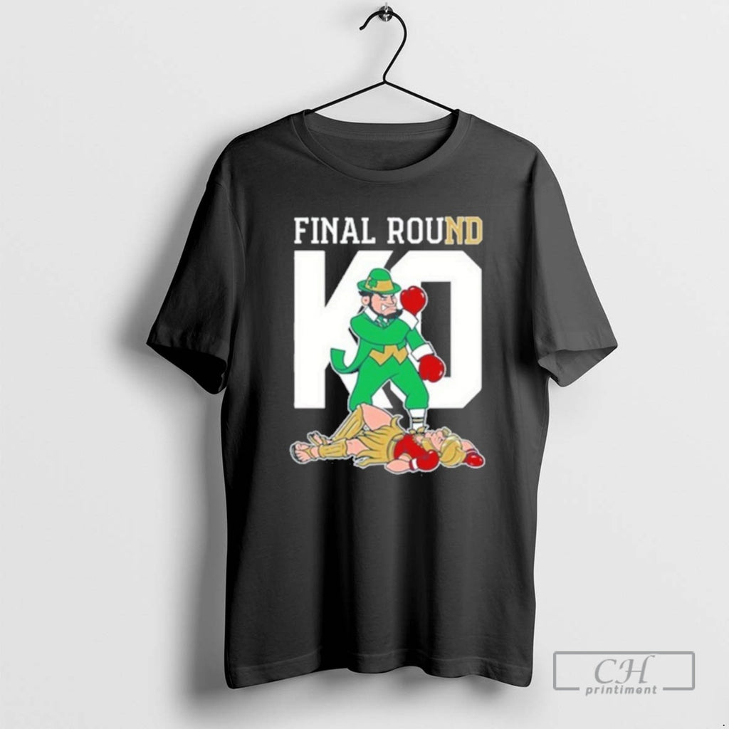 Classic Notre Dame Vs Usc Trojans Final Round Ko Shirt Sweater