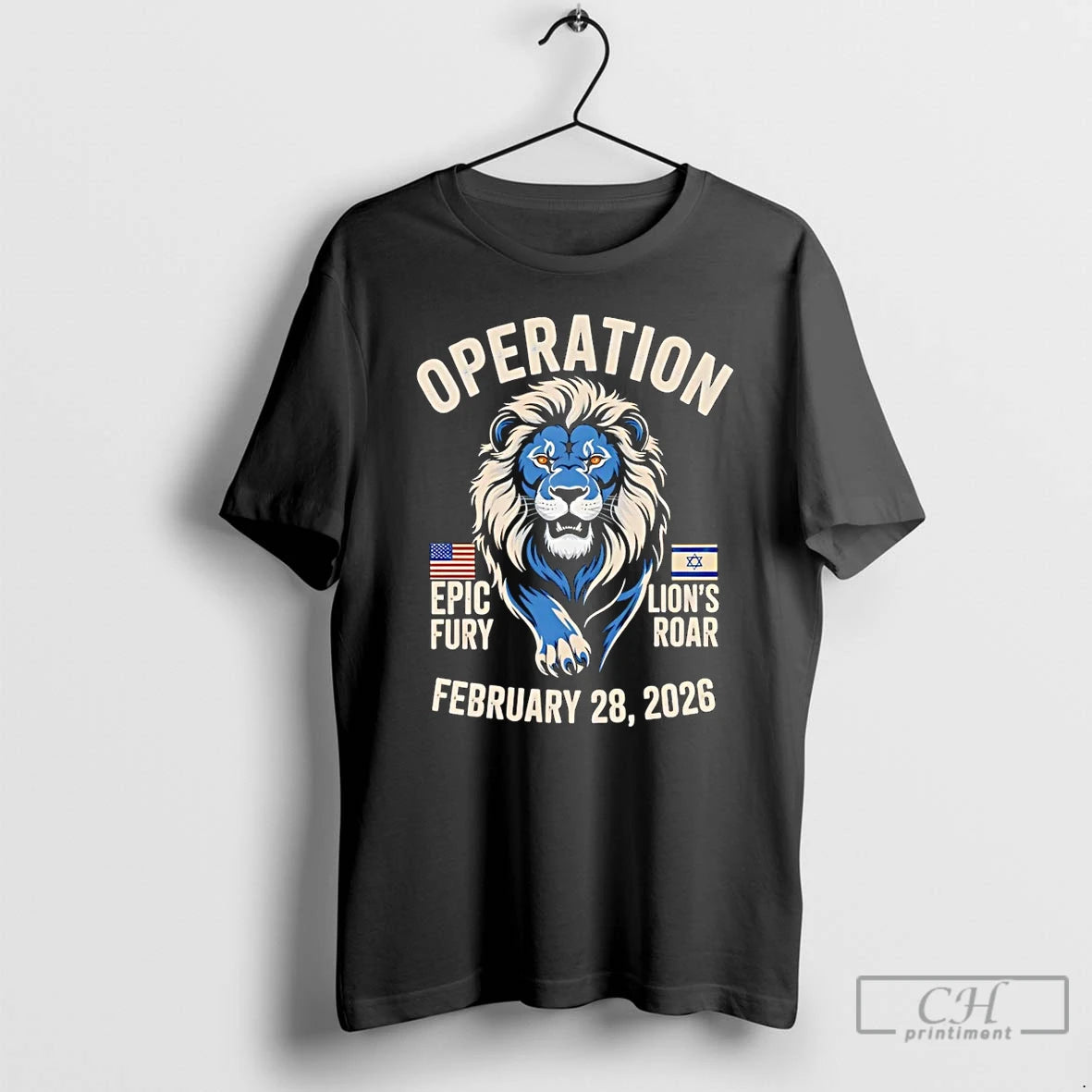 Classic Operation Lions Roar February 28 2026 Tee Israel America