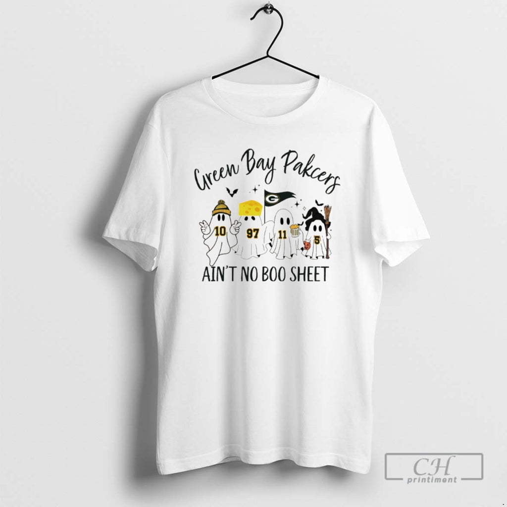 Classic Packers Boo Ghost Green Bay Pakcers Aint No Boo Sheet Halloween Shirt Sweater