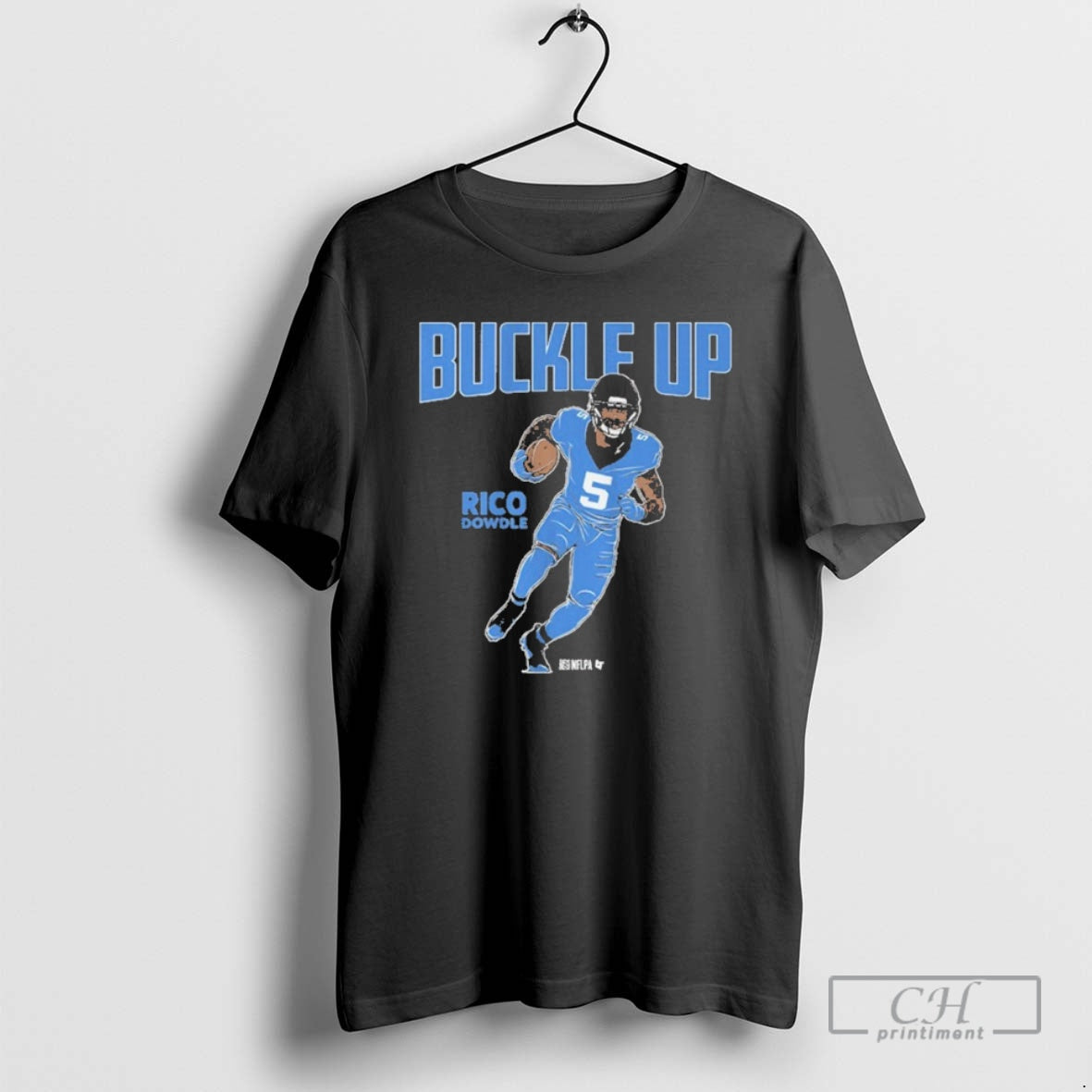 Classic Panthers Rico Dowdle Buckle Up Shirt Sweater