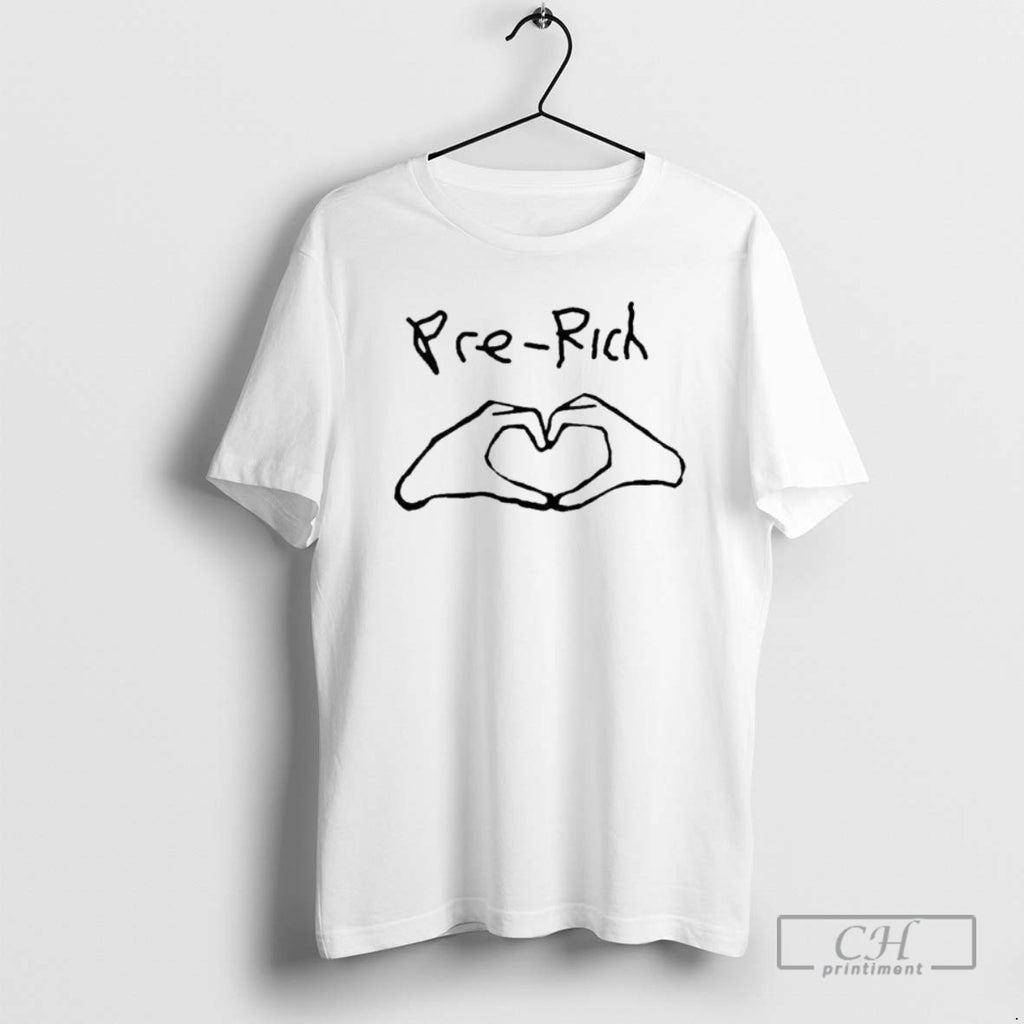 Classic Pre Rich Heart Ornaments Shirt Sweater