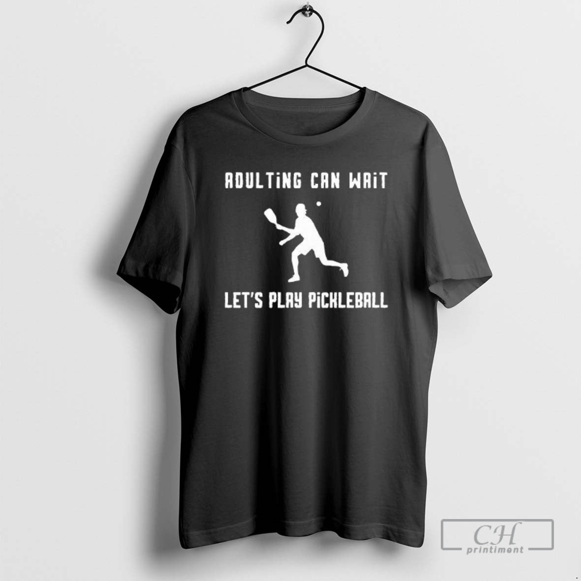 Classic Premium Adulting Can Wait Lets Play Pickleball Shirt Sweater