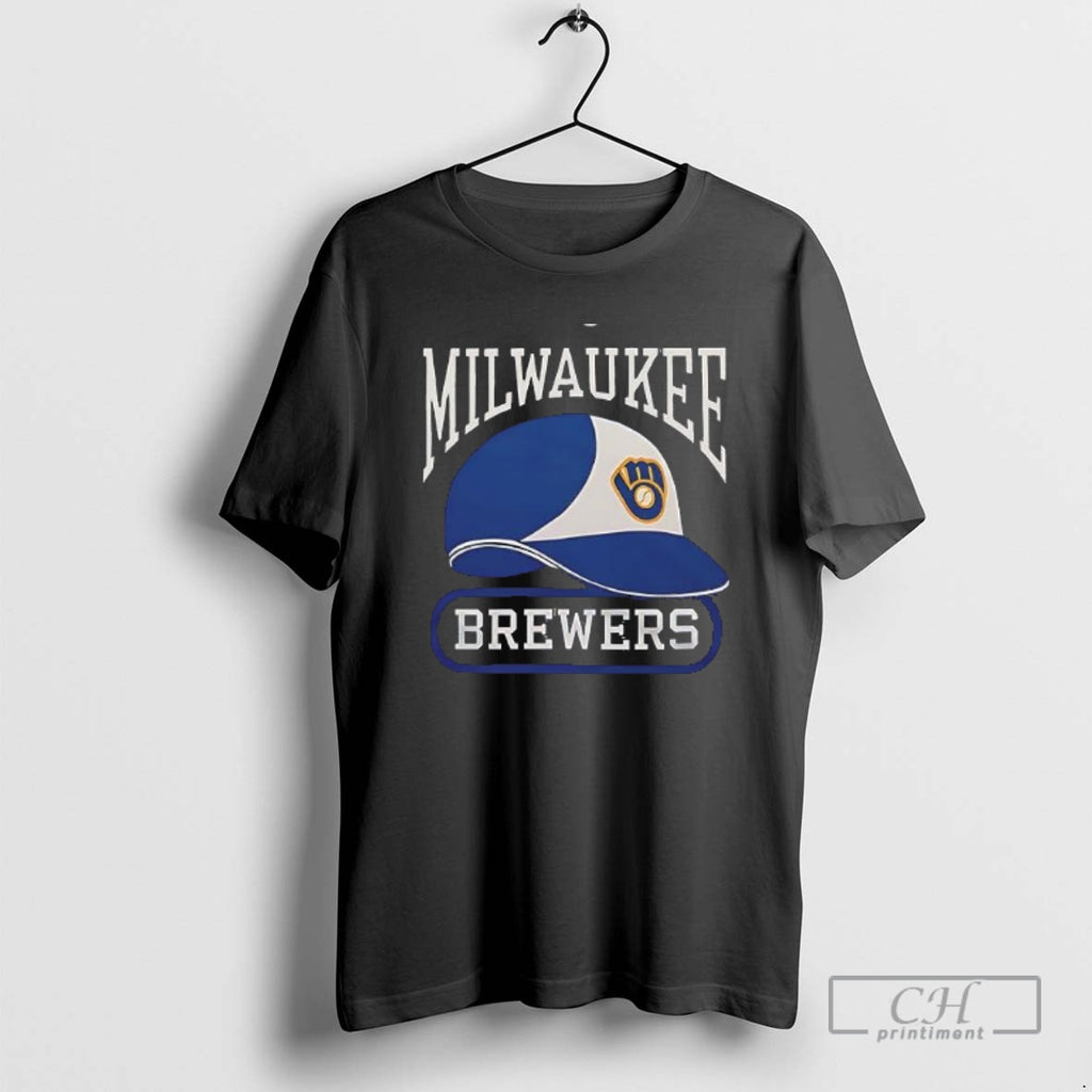 Classic Premium Milwaukee Brewers Helmet Vintage Style Shirt Sweater