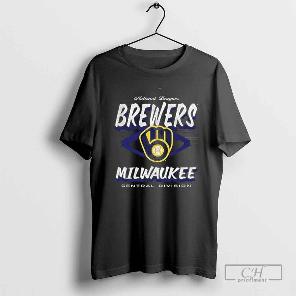Classic Premium National League Milwaukee Brewers Central Division Logo Retro Shirt Sweater