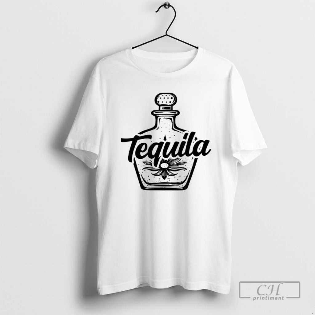 Classic Premium Tequila Halloween Black White Shirt Sweater