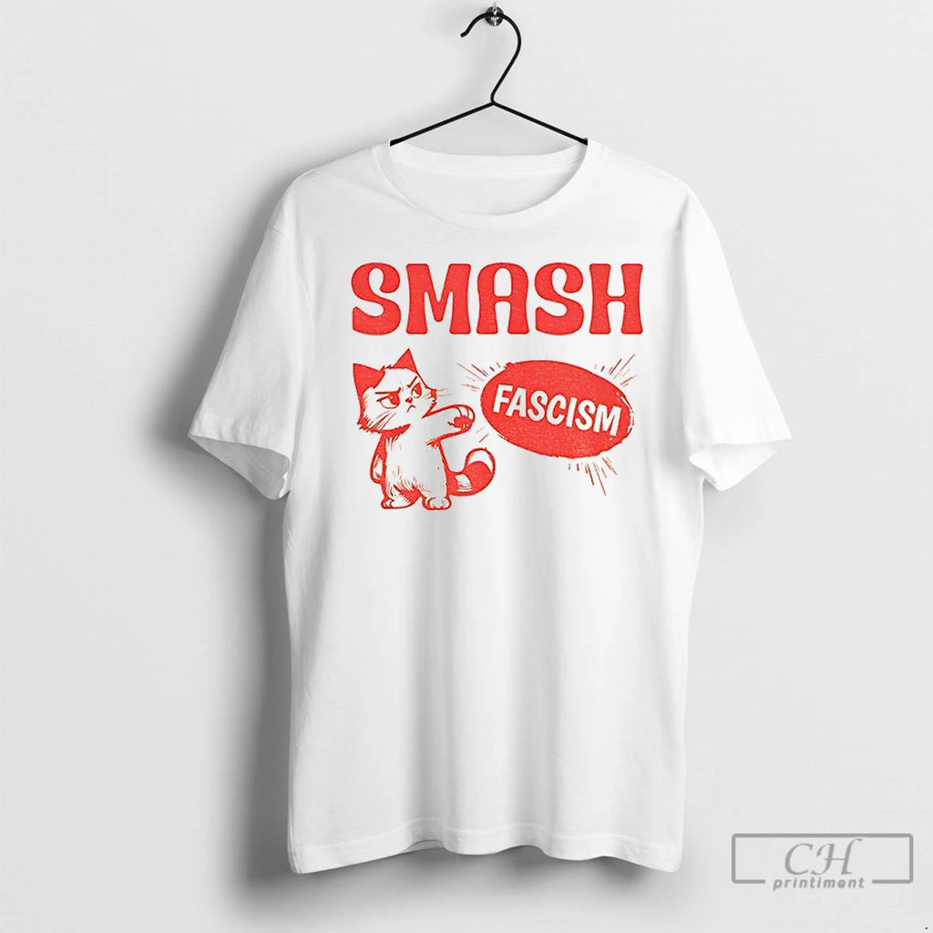 Classic Smash Fascism Feminist Cat