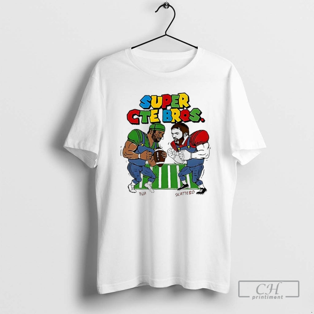 Classic Super Cte Bros Tua Vs Skattebo Football Cartoon Shirt Sweater