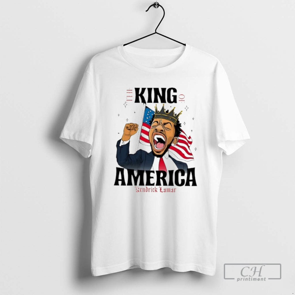 Classic The King Of America Kendrick Lamar Usa Flag Shirt Sweater
