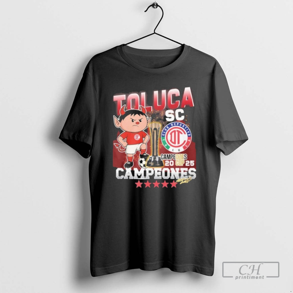 Classic Toluca Fc Mascot 2025 Campeones Cup Champions Shirt Sweater