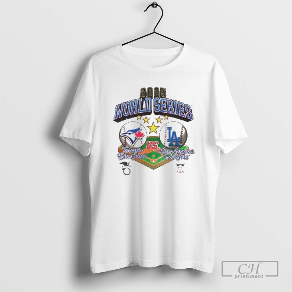 Classic Toronto Blue Jays Vs Los Angeles Dodgers 2025 World Series Stadium Shirt Sweater