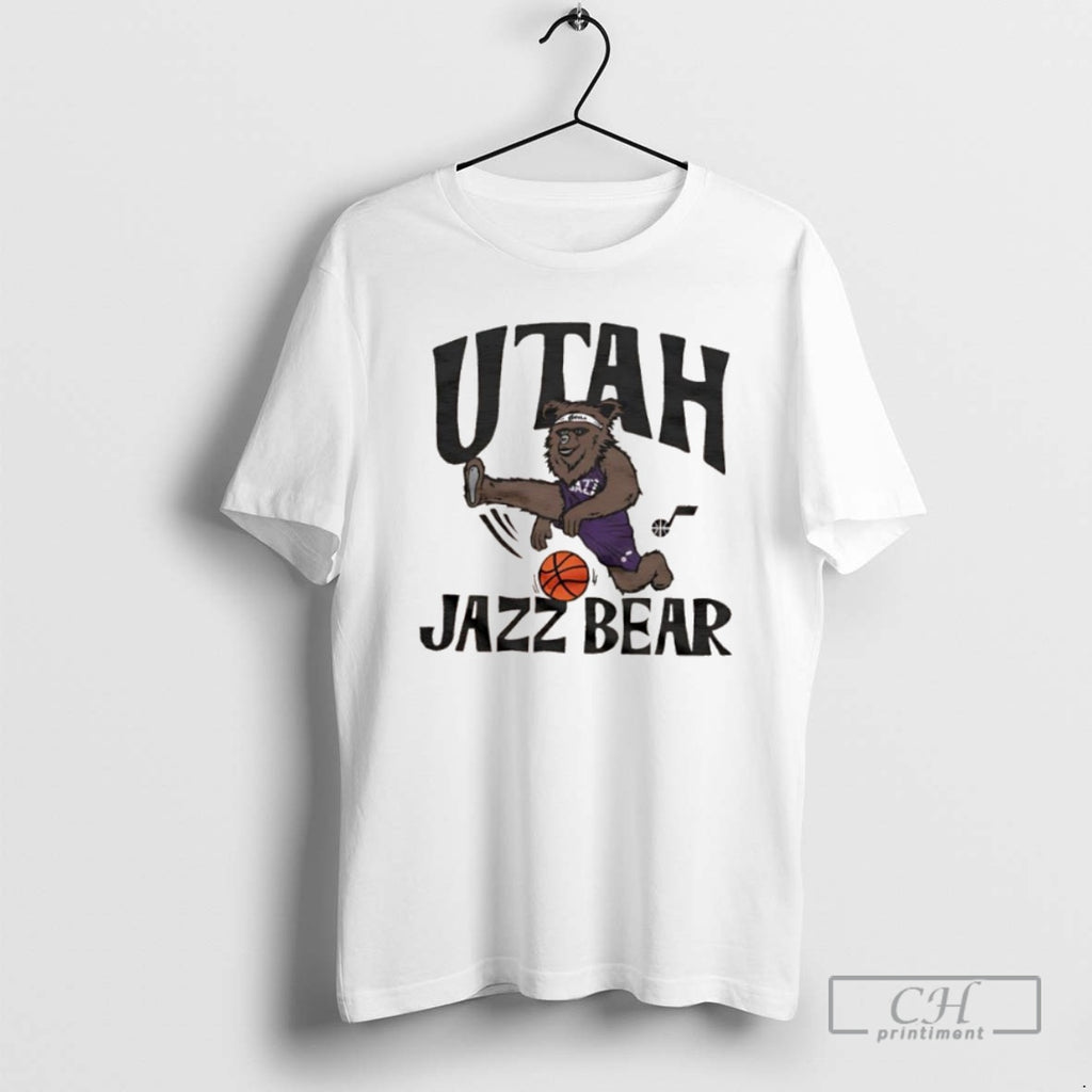 Classic Utah Jazz The Jazz Bear Logo Shirt Sweater