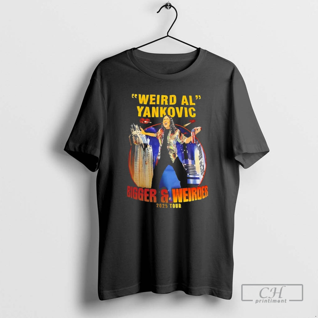 Classic Weird Al Yankovic Bigger And Weirder 2025 Tour Shirt Sweater