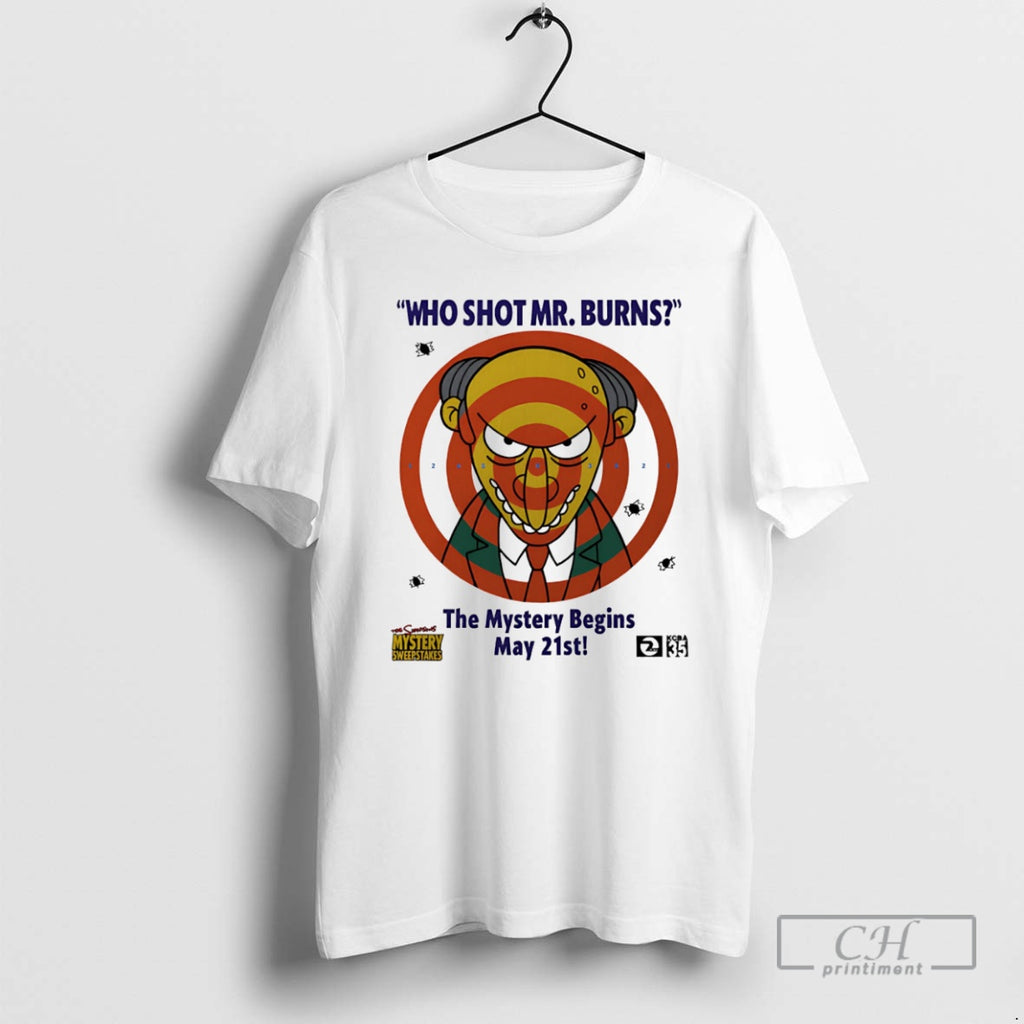 Classic Who Shot Mr Burns The Mystery Begins May 21st Shirt Sweater