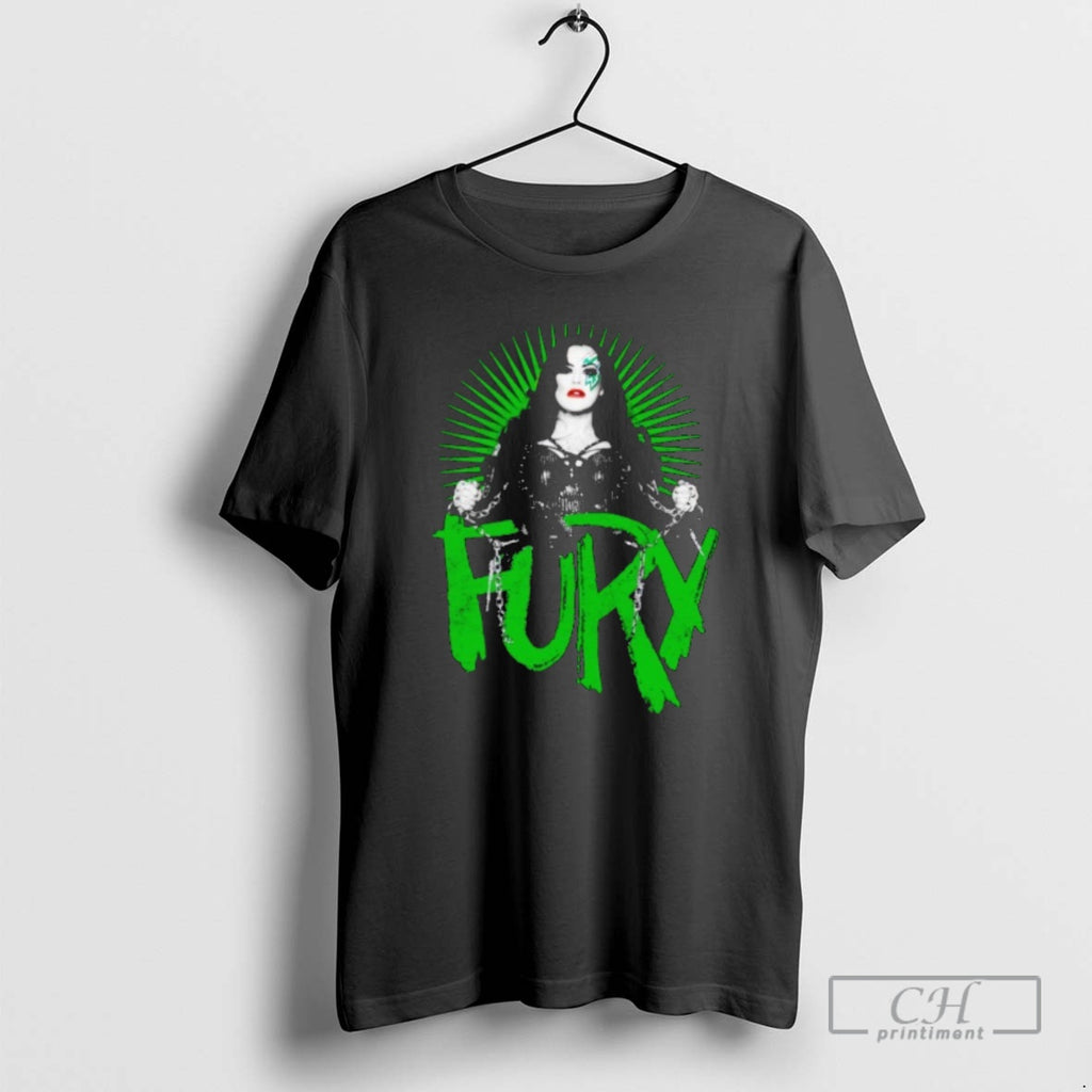 Classic Women Of Wrestling Fury Face Shirt Sweater