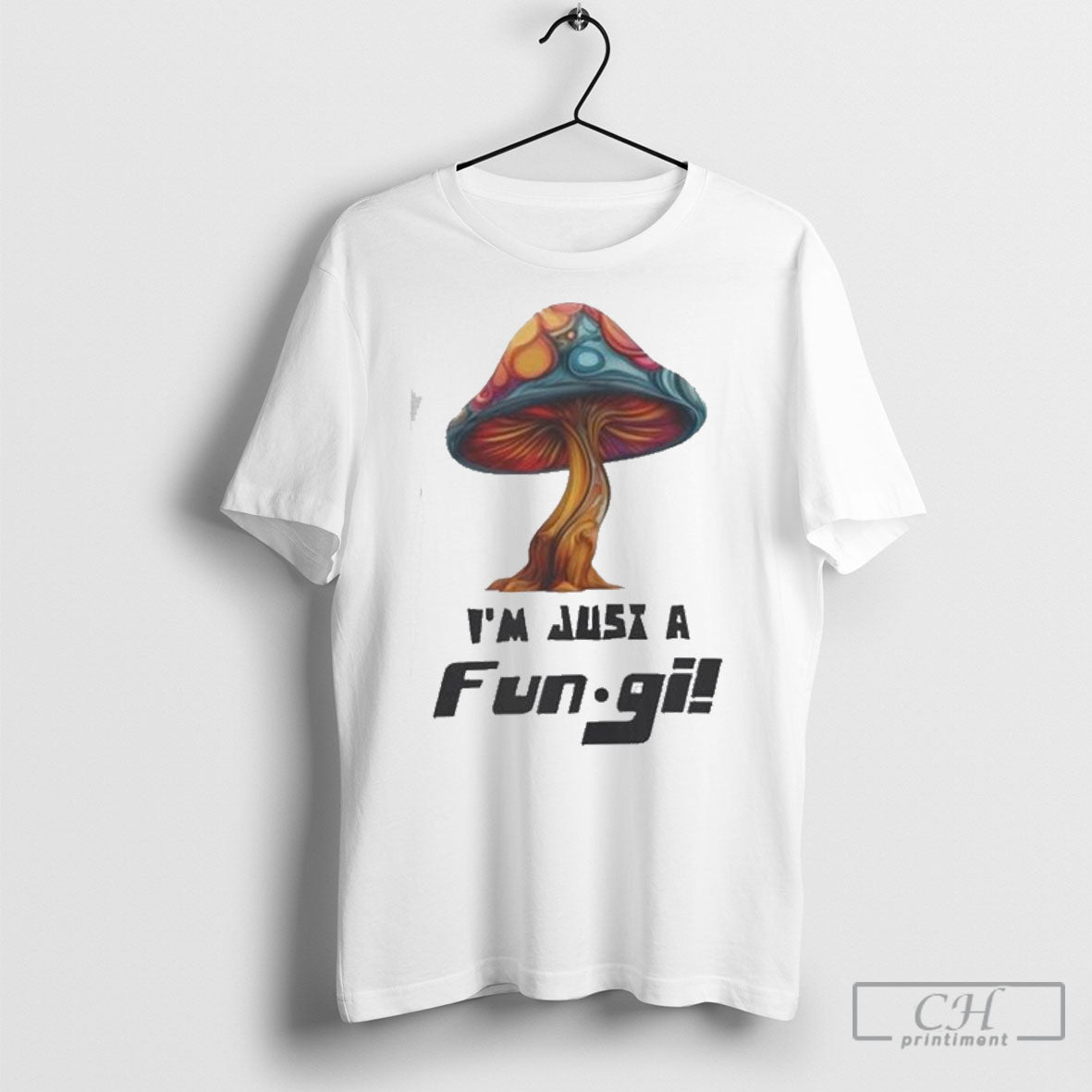 Colorful Mushroom Fun Gil Tee Shirt