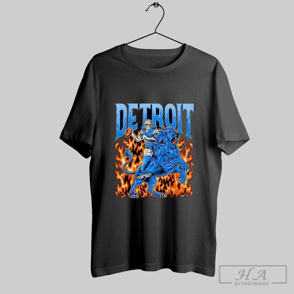 Detroit Football Lions Graphic Skeleton Shirt Sweater Longsleeve And V Neck