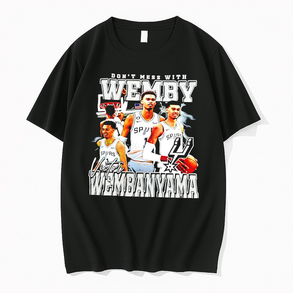 Dont Mess With Wemby Victor Wembanyama San Antonio Spurs Graphic Tee Tshirts Sweater