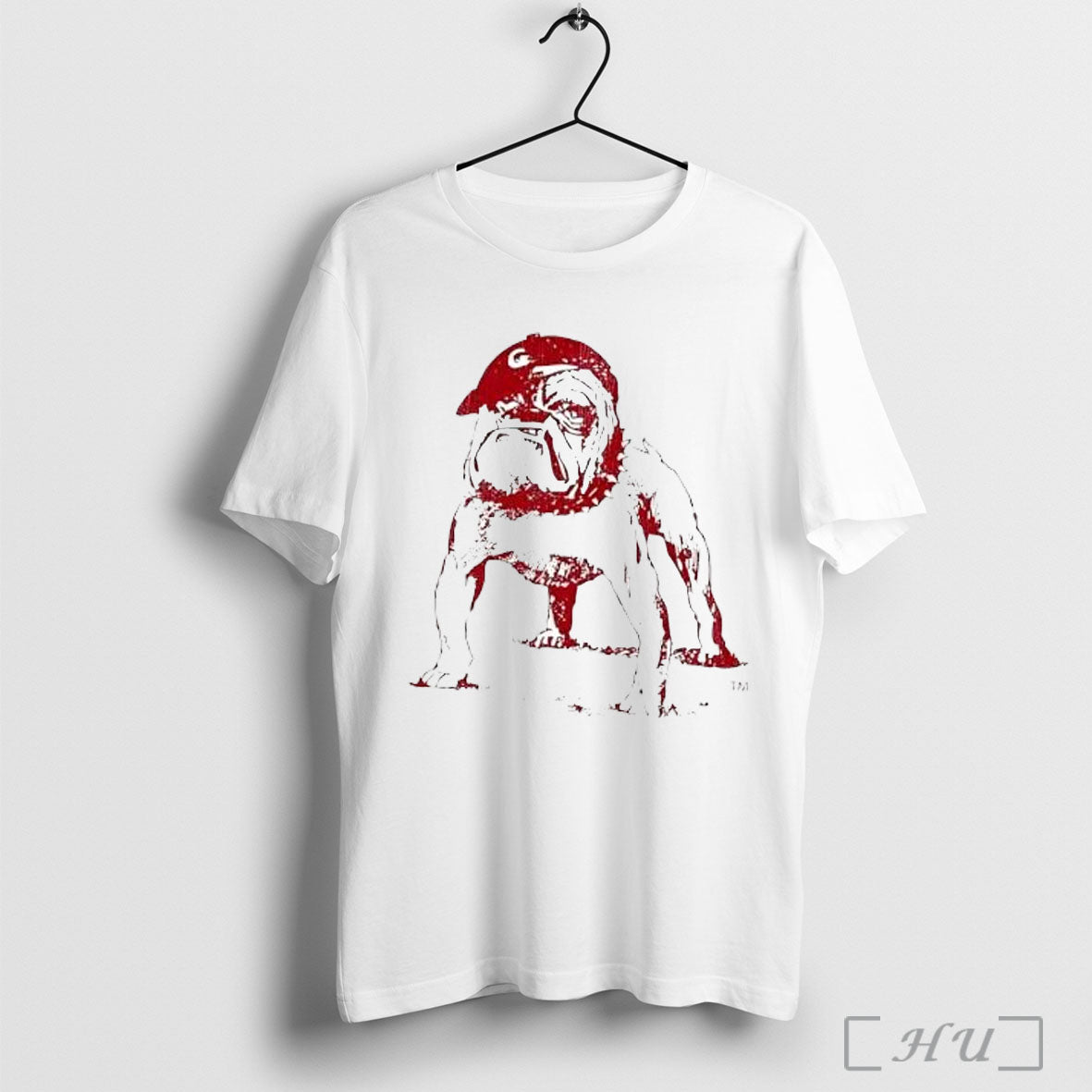 Georgia Bulldogs Vintage Mascot T Shirt