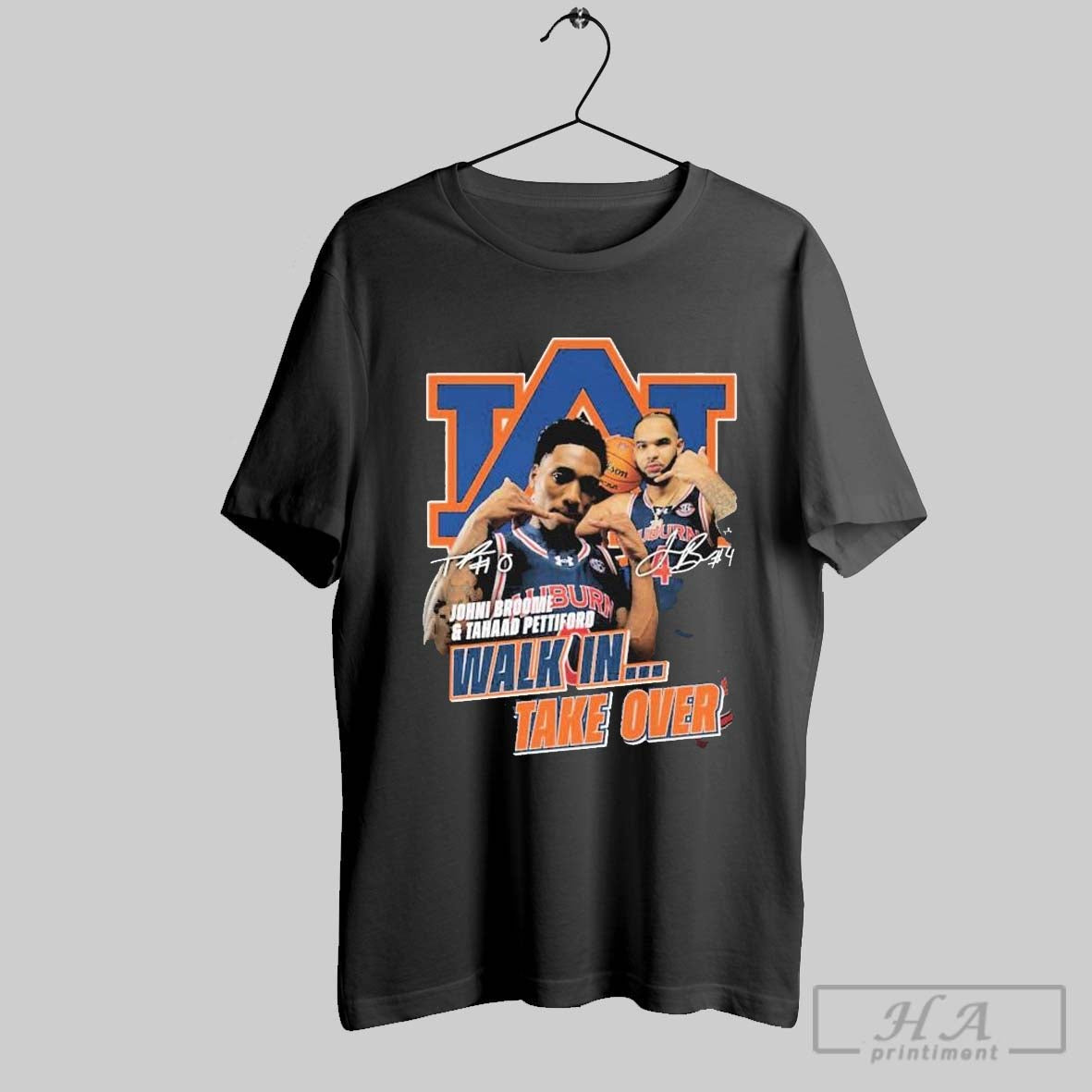 Johni Broome Tahaad Pettiford Walk In Take Over Auburn Tigers Signatures T Shirts