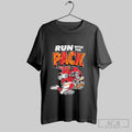 Kansas City Chiefs Run With The Pack Wolf Runner T Shirts