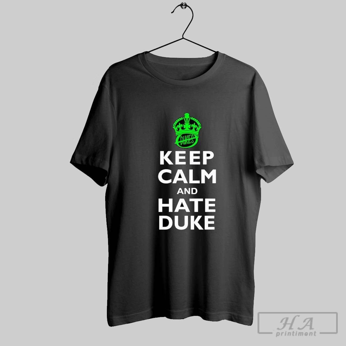 Keep Calm And Hate Duke Carolina Shirt Sweater Longsleeve And V Neck