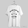Khans Gym White 2025 T Shirt