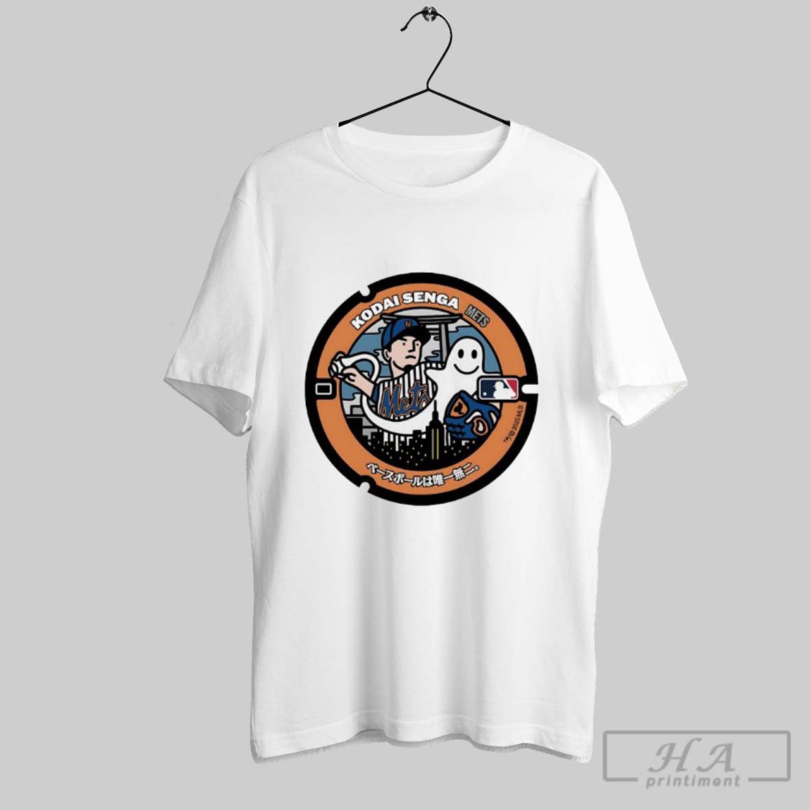 Kodai Senga New York Mets Mlb Logo