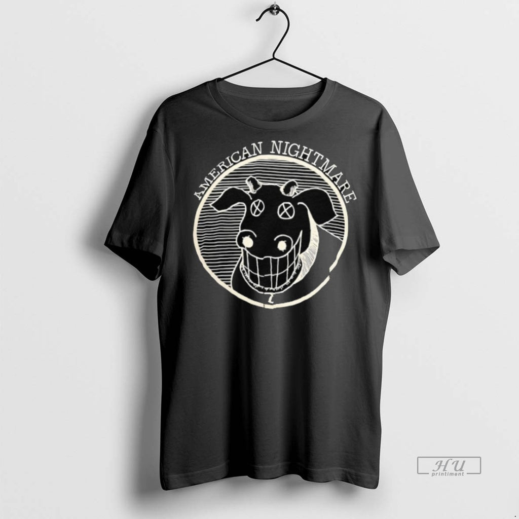Limited Edition American Nightmare Cow Smile Tee Shirt Sweater