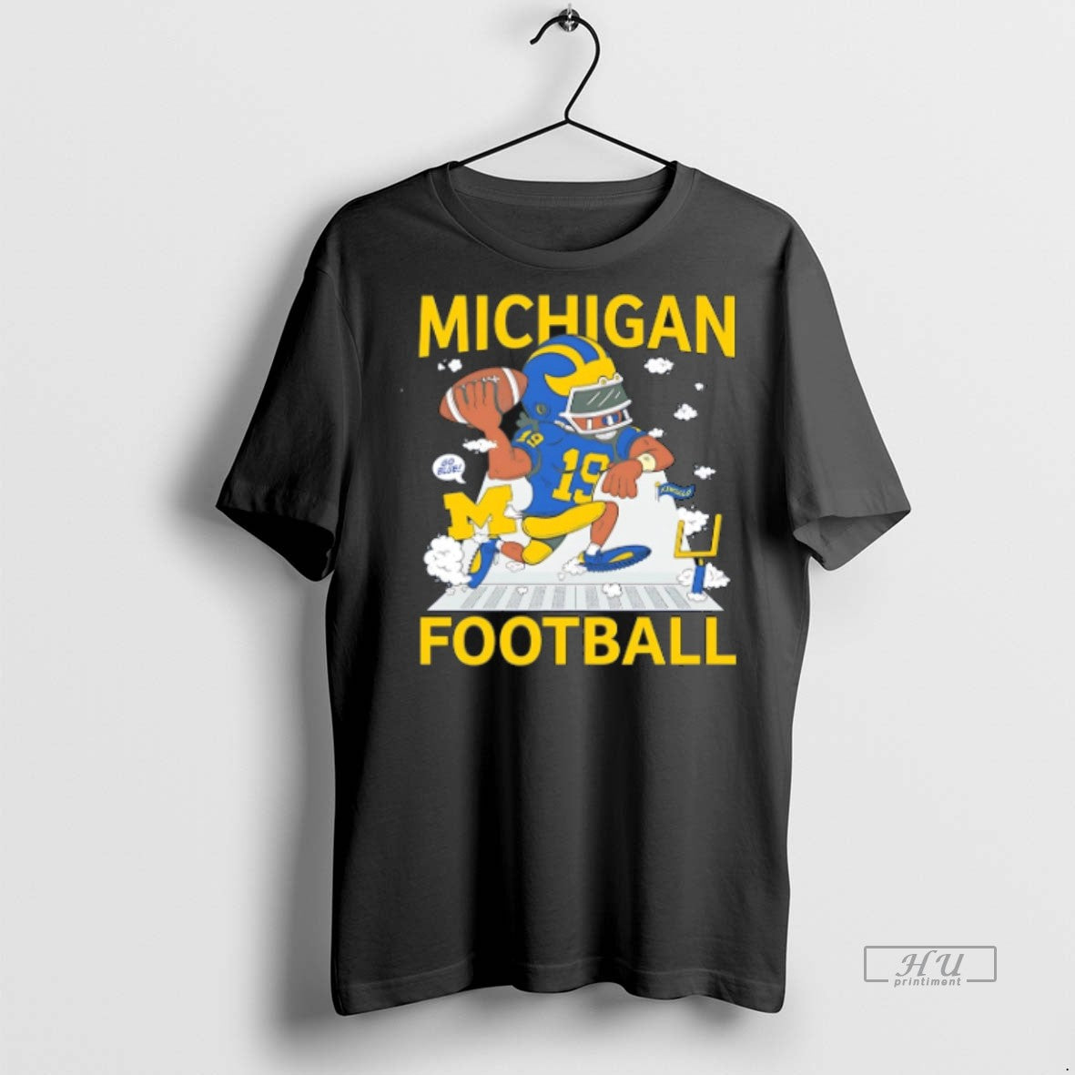 Limited Edition Bryce Underwood Michigan Wolverines Caricature Tee Shirt Sweater
