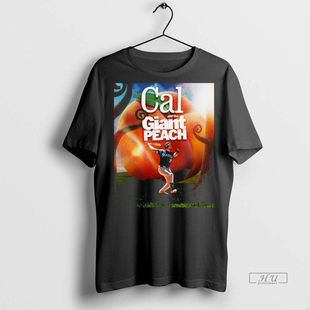Limited Edition Cal Raleigh And The Giant Peach Seattle Mariners Mlb Tee Shirt Sweater
