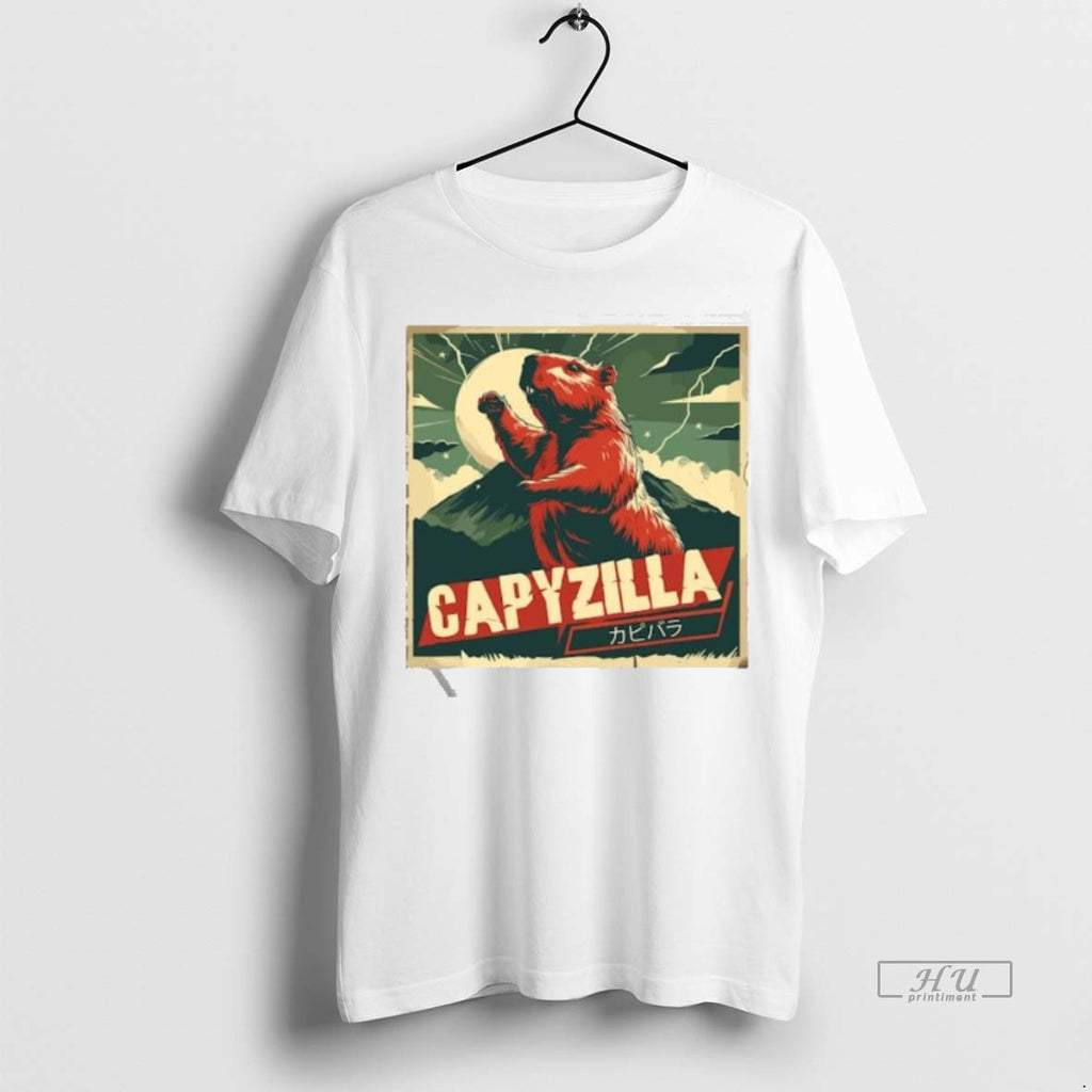 Limited Edition Capybara Funny Capybara Rodent Catzilla Tee Shirt Sweater