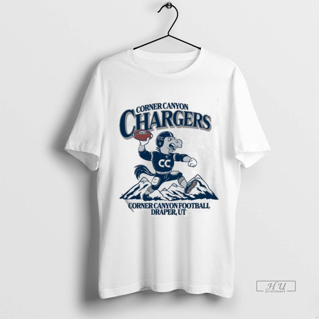 Limited Edition Corner Canyon Chargers Football Mascot 2025 Tee Shirt Sweater