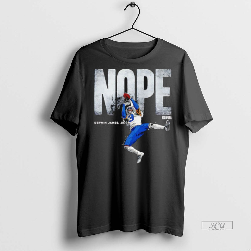 Limited Edition Derwin James Jr Los Angeles Chargers Nope Signature Tee Shirt Sweater