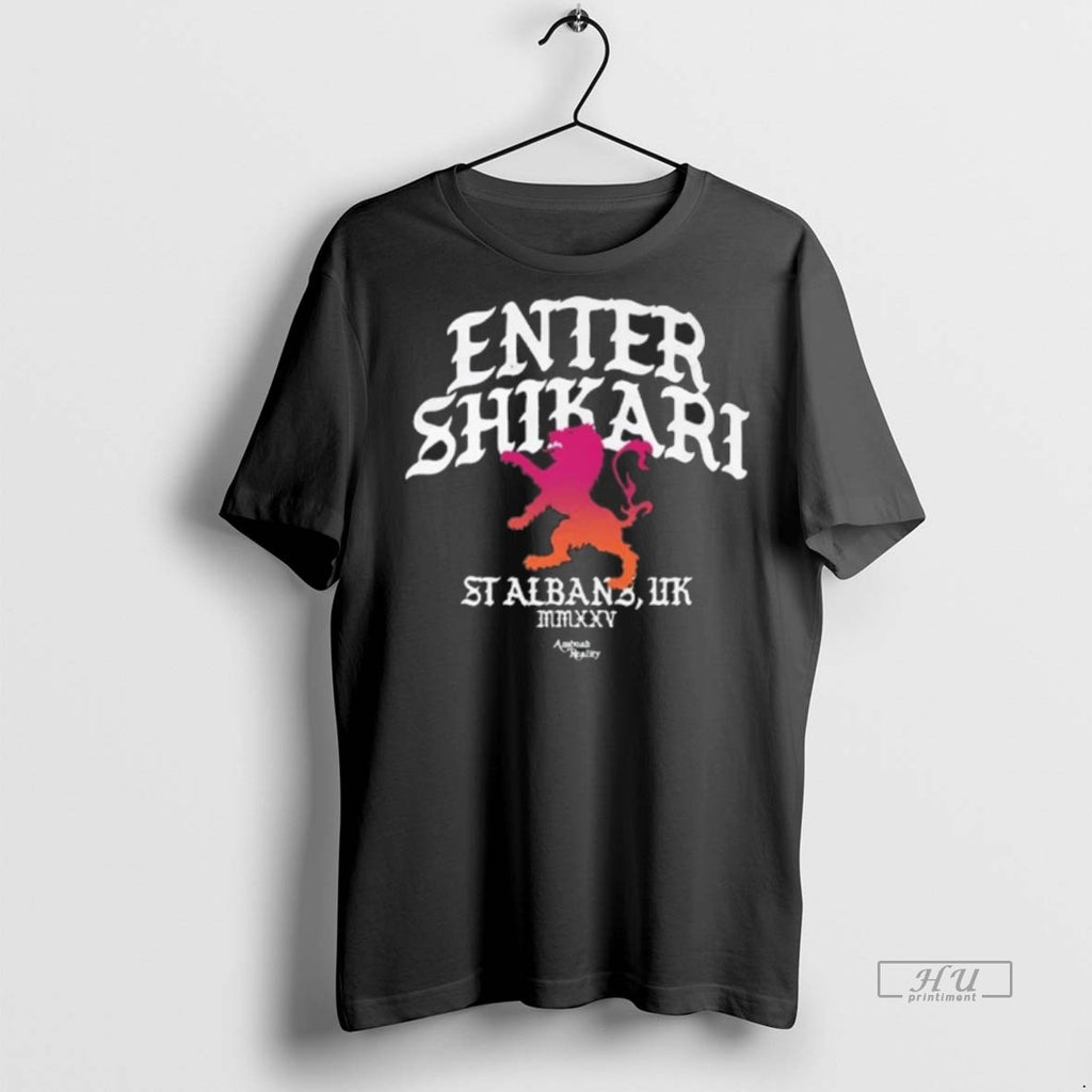 Limited Edition Enter Shikari St Albans Uk Lion Logo Tee Shirt Sweater